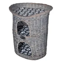 vidaXL Katzenhaus mit 2 Etagen Weide vidaXL