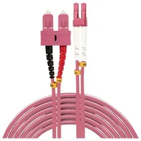 Lindy 46365 Glasfaser LWL Anschlusskabel Multimode OM4 15.00 m