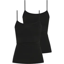 MEY Unterhemd Superfine Organic Schwarz 38