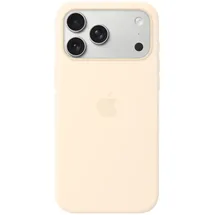 Apple iPhone 17 Pro Max Silikon Case mit MagSafe Vanille