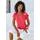 VIVANCE BY LASCANA Kurzarmshirt Damen koralle, navy Gr.36/38