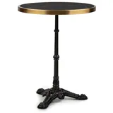 Blumfeldt Patras Bistro-Tisch Ø 57,5 x 72 cm Schwarz