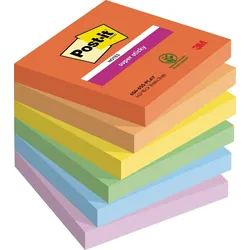Post-it Haftnotiz 654-6SS-PLAY 76x76mm 90Blatt 6St.