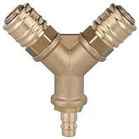 Riegler Verteiler, 2 Schnellverschlusskuppl. NW7,2, Nippel NW7,2-7,8 G1/2