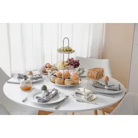 Edzard Etagere Apus (Höhe 40 cm, 3-stöckig), Edelstahl