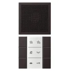 Jung SIAIAL6D Audio-Innenstation, Serie LS, dark