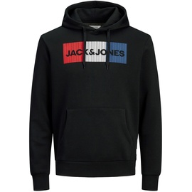 JACK & JONES Corp Logo Kapuzenpullover Black 4XL