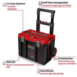 Einhell E-Case L mit Rollen 45cm x 67,5cm x 40cm rot/schwarz