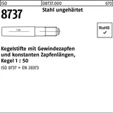 Hörger & Geßler Kegelstift ISO 8737 m.Gewindezapfen 20x140 ungehärtet Kegel 1:50