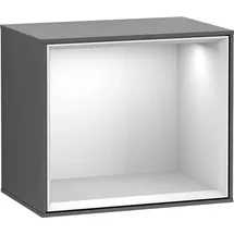 Villeroy & Boch V&B Regalmodul Wandbeleuchtung Finion 41,8x35,6x27cm, Rg Anthrac. m, wh. m Lac