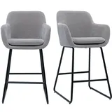 miliboo Barhocker H65 cm Grau