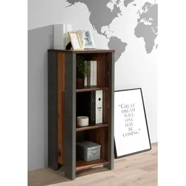 Forte Clif Aktenregal 115 x 46 x 41,6 cm braun