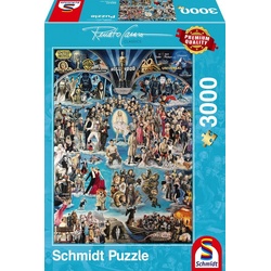 Schmidt Spiele Puzzle 3000 Teile Schmidt Spiele Puzzle Renato Casaro Hollywood XXL 59347, 3000 Puzzleteile