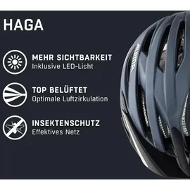 Alpina Haga 51-56 cm indigo matt