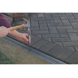 green split Ultra Starke Alu Rasenkanten 64mm x 100cm | Beeteinfassung | Beetumrandung | Beetbegrenzungen