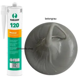 Ramsauer 120 Neutral betongrau 1K Silikon Dichtstoff 310ml Kartusche