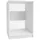 Fackelmann Waschmaschinenschrank 65 x 98,2 cm Weiß