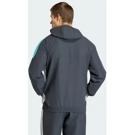adidas TIRO 26 ESSENTIALS KAPUZENJACKE, GEWEBT - Night Grey / Mint Rush / White - M