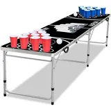 ich-zapfe Bierpong Tisch für Partys mit 100 Bechern