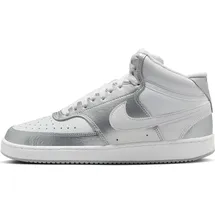 Nike Court Vision Mid Damen Weiß/Silber 42