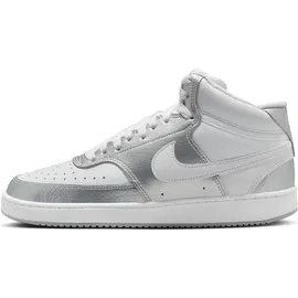 Nike Court Vision Mid Damen Weiß/Silber 42