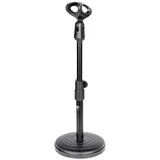 Meinl Percussion Cajon Microphone Stand - Ständer für Standard Mikrofon für Cajons - Stahl, Schwarz (CMS)