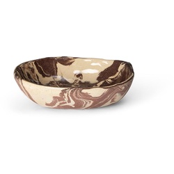 Ferm Living - Ryu Schale, 15,5 cm, sand / braun