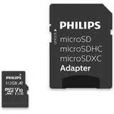 Philips microSDXC Card 512GB Class 10 UHS-I U1 incl. Adapter