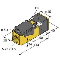 Turck Sensor NI50U-CP40-VP4X2