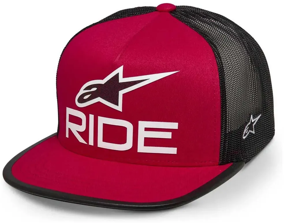 Alpinestars Ride 4.0 Kappe - Red / Black / White - One Size