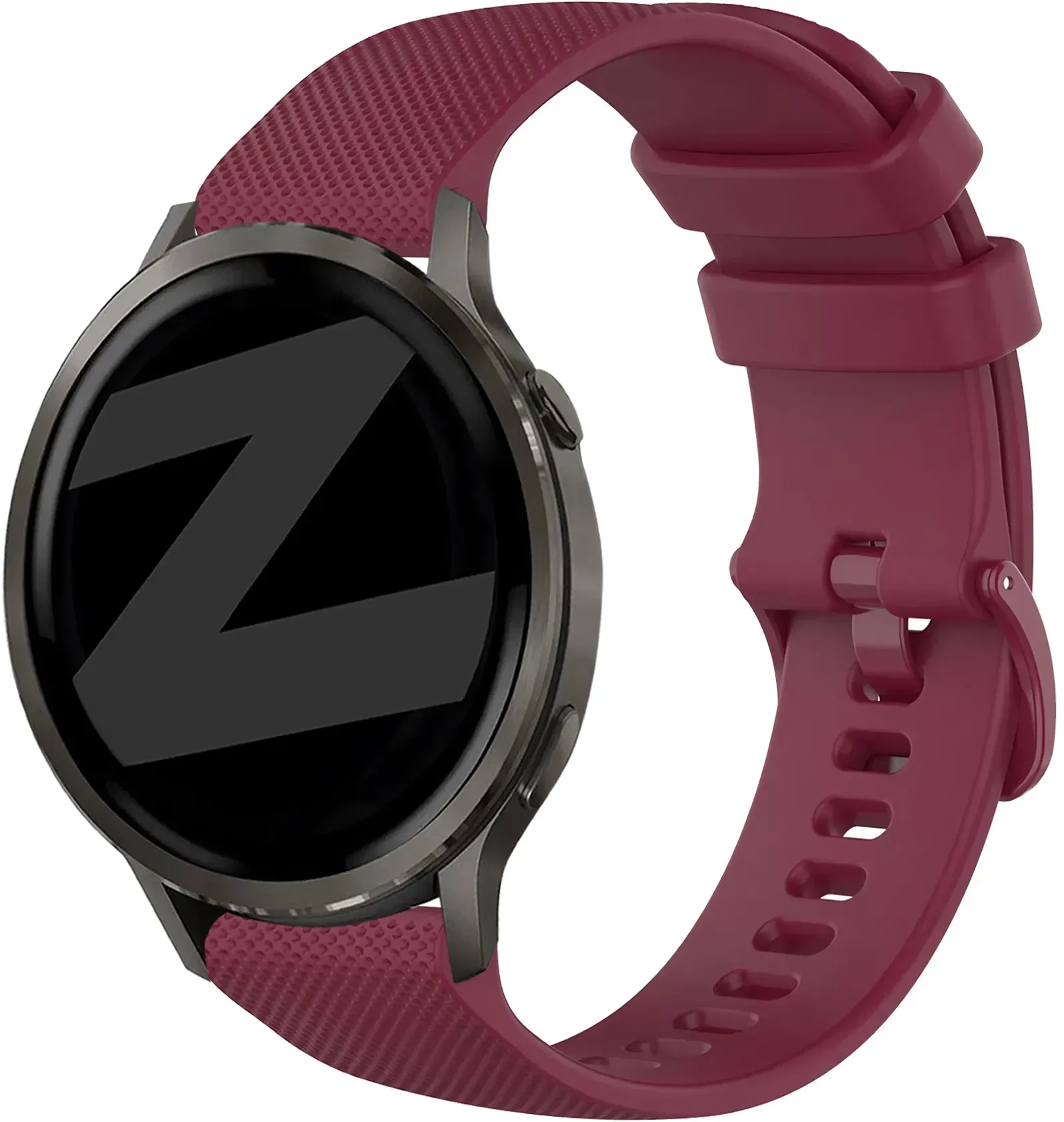 Bandz Garmin Approach J1 Armband Silikon 'Premium' für Garmin Approach J1 - Wrinrot - Schnallenverschluss