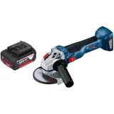 Bosch GWS 18V-10 Professional inkl. 1 x 5,0 Ah - ohne Ladegerät