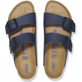 Birkenstock Arizona Naturleder schmal blau 36