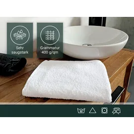 ZOLLNER Handtuchset 4-tlg. weiß