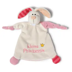 NICI Schmusetuch Hase"kleine Prinzessin"25x25cm 40042