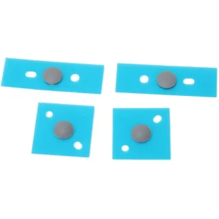 GOWENIC Laptop-Fußpolster für Laptop 3 4 5, Ersatz-Set für Laptop-Bodengehäusefüße, rutschfeste Fußpolster, rutschfeste, Runde Punkte, Genaue Größe (Splitter)