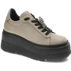 Beige Sneakers Karino Modische Damenschuhe, 41