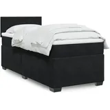 vidaXL Boxspringbett 140 x 200 cm Schwarz