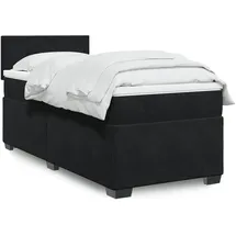 vidaXL Boxspringbett 140 x 200 cm Schwarz