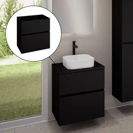 Evineo ineo5 evo Unterschrank B: 60 cm, mit 2 Auszügen, mit Griffmulde, BE0956BM,