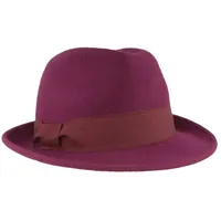 Breiter Filzhut lila M