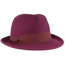 Breiter Filzhut lila M