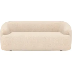2-Sitzer INOSIGN "Nergal, Einzelsofa Breite 217cm, organisches Design", beige (creme), B:217cm H:81cm T:113cm, 100% Polyester, Sofas, Modernes Design, schlichte Optik, stilvoller Blickfang im Wohnzimmer