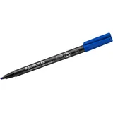 Staedtler Folienstift Lumocolor B permanent blau Packung mit 10 Stück