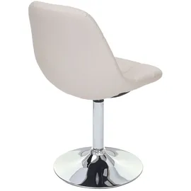 Mendler Drehstuhl HWC-A60 Kunstleder creme