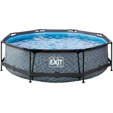 EXIT TOYS Stone Pool 300 x 76 cm inkl. Filterpumpe
