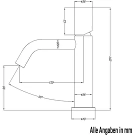 doporro Einhandmischer Silber