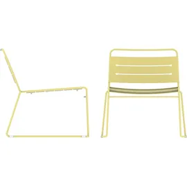 casa.pro Andria Set 3-tlg. Vanillegelb