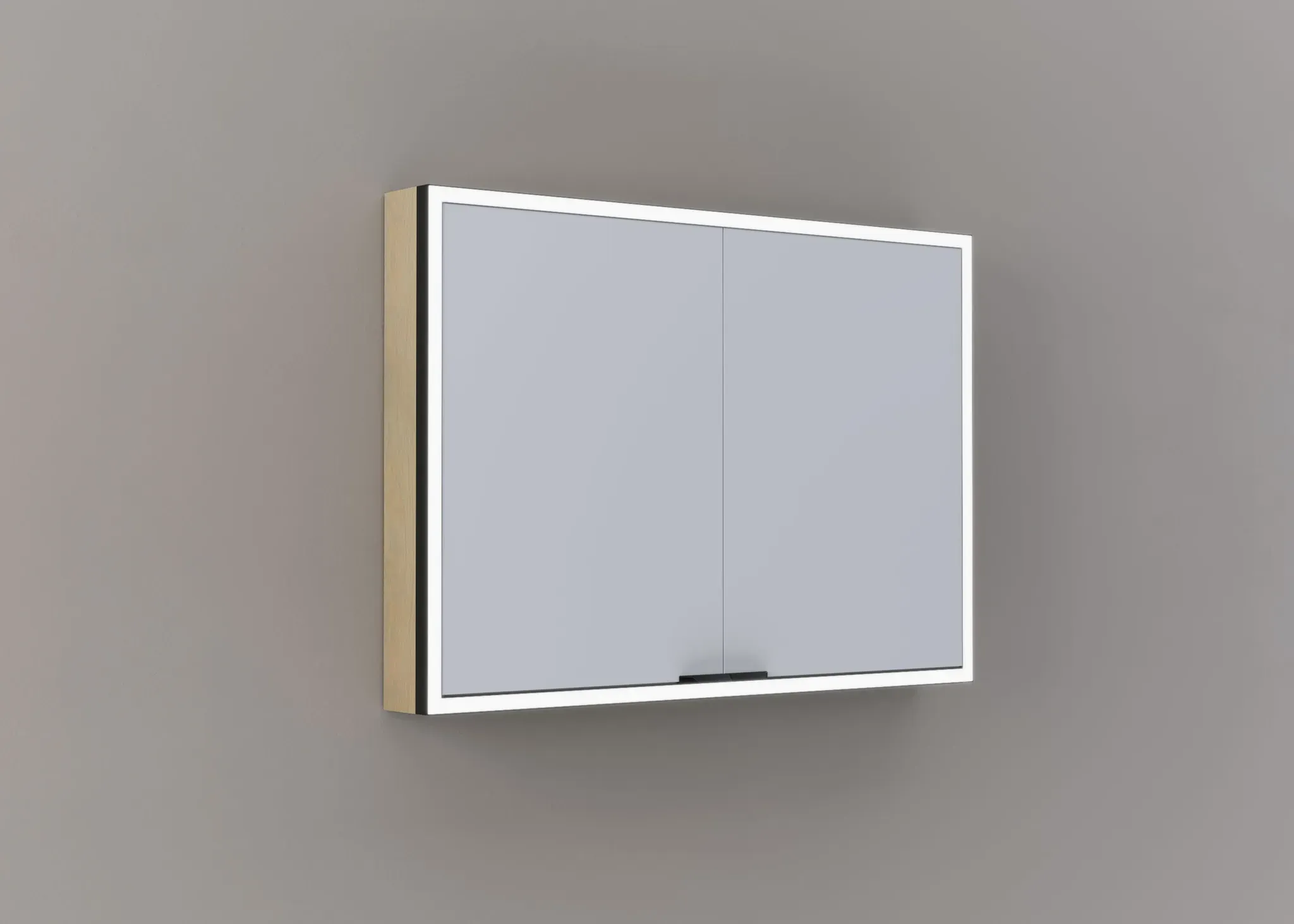 Thebalux Sunny Solana Aufputz-Spiegelschrank 100cm Blanq - Blanq