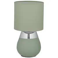 Relaxdays Tischlampe Grün